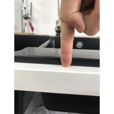 CHẬU RỬA BÁT ĐÁ ĐEN KIM SA CÓ BÀN GROVES 115x48 CM