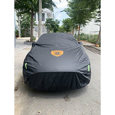 Bạt phủ ô tô Volvo S90 chất liệu Polyester - màu đen cao cấp MACSIM màu đen - sử dụng trong nhà và ngoài trời