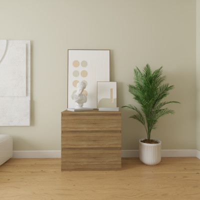 HAPPY FURNITURE , Tủ 3 ngăn kéo - DOOBIE , THK_003 , 80cm x 48cm x 78cm