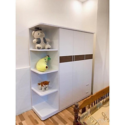  Tủ nhựa đài loan kèm kệ màu oak