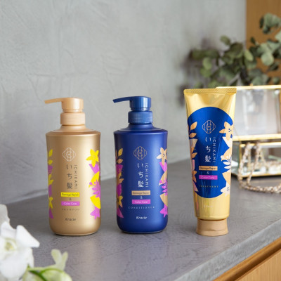 Dầu Gội Phục Hồi Hư Tổn Dành Cho Tóc Nhuộm Kracie Ichikami Damage Repair & Color Care Shampoo (Chai 480ML)