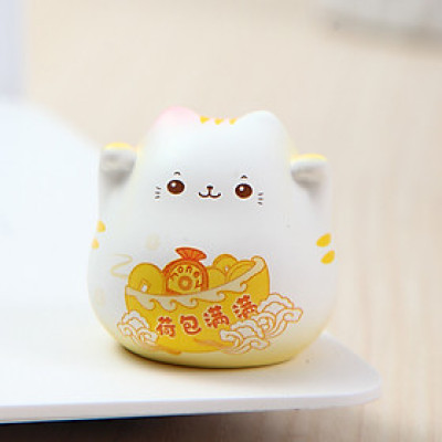Bộ Mèo May Mắn Cầu Phúc Khí Để Ô Tô, Trang Trí, Quà Tặng_ Hàng Chính Hãng