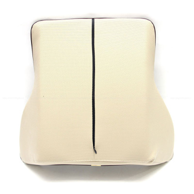 Tựa Lưng Ô Tô Cao Su Non Bọc Da CIND G003 Màu Kem