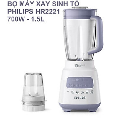 Máy xay sinh tố Philips HR2221 - 700W - Hàng Chính Hãng