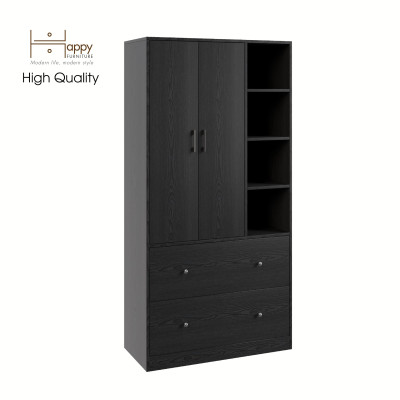 [Happy Home Furniture] SALY ,  Tủ quần áo đa năng - kết hợp kệ ,  90cm x 40cm x 180cm ( DxRxC), TCM_008
