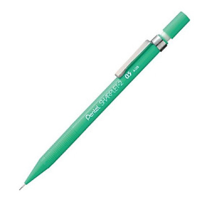 Bút Chì Kim Kỹ Thuật 0.5mm Nhựa Đục Pentel A125-D - Xanh Lá