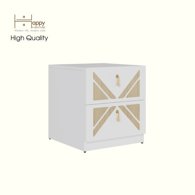 [Happy Home Furniture] CHARIS, Táp đầu giường 2 ngăn kéo, 42cm x 45cm x 46cm ( DxRxC), THK_116