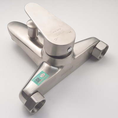 Bộ vòi sen nóng lạnh Inox SUS 304 Eurolife EL-1301 (Trắng vàng)