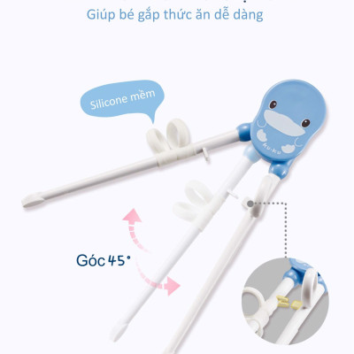 BỘ ĐŨA XỎ NGÓN CHO BÉ TẬP ĂN KUKU KU3038 - 2 YEARS UP