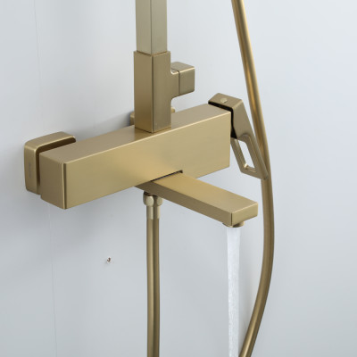 SEN TẮM CÂY NÓNG LẠNH CAO CẤP NHẬP KHẨU NGA MẠ MÀU VÀNG GAPPO G2417-3 - HÀNG CHÍNH HÃNG