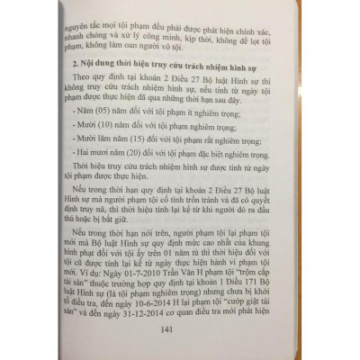 Bộ sách Bình luận Bộ Luật Hình Sự năm 2015 - Những Quy Định Chung và Bình luận Bộ Luật Hình Sự năm 2015 - Phần Các Tội Phạm (Chương 14)
