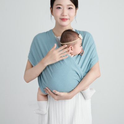 [Cao Cấp - Màu Ocean] Địu Vải Em Bé Sling Baby Sling Flex/Flex Plus Dễ Địu Êm Vai An Toàn Cho Bé 0–24 Tháng