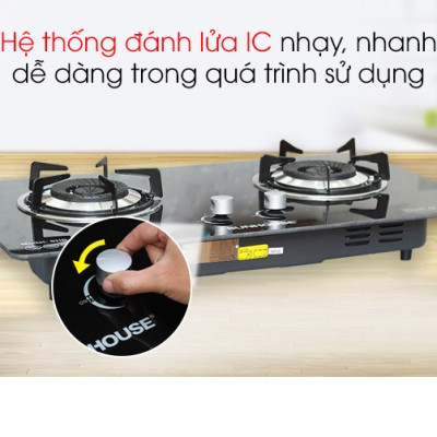 Bếp ga âm Sunhouse SHB-6636 - Hàng Chính Hãng