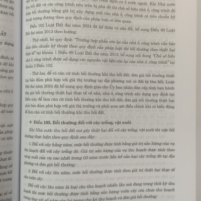 Bình luận khoa học Luật Đất đai năm 2024