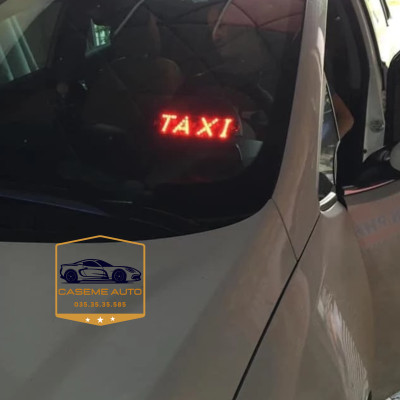Đèn Led TAXI Thay Đổi 2 Màu Gắn Kính Ô Tô, Đèn Báo Chữ TAXI Gắn Kính Lái Xe Hơi - Hàng Nhập Khẩu