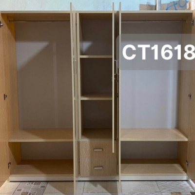 Tủ quần áo nhựa 5 cánh kèm hộc kệ trong ĐV Juno sofa 204 x 185 x 47 cm nhiều màu lựa chọn