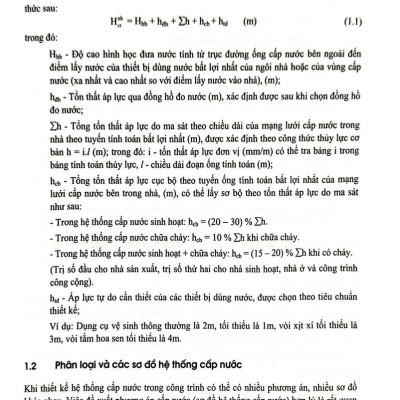 Cấp Thoát Nước Trong Nhà Và Công Trình