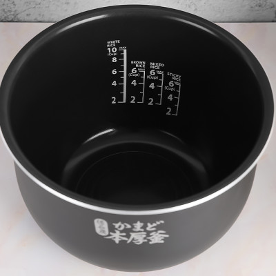 Nồi cơm cao tần Toshiba RC-10IX1PV - 1.0L - Công nghệ cao tần IH 1000W + nhiệt 3D, Lòng nồi dày 3mm chống dính, Chế độ nấu đa dạng - Hàng chính hãng bảo hành 12 tháng, chất lượng Nhật Bản