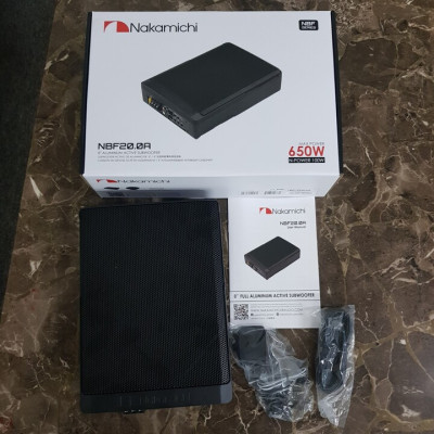 Loa SUB Siêu Trầm Đặt Gầm Ghế Ô Tô Thương Hiệu Nhật Bản NAKAMICHI NBF20.0A - HÀNG NHẬP KHẨU