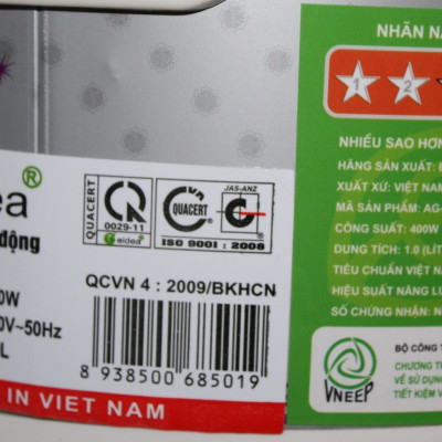 Nồi Cơm Điện Nắp Gài Geidea AG-421 (1 lít) - Màu Ngẫu Nhiên - Chính Hãng