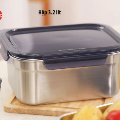 Bộ 4 hộp CAO iMAT inox dùng vi sóng 