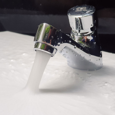 Vòi Lavabo lạnh nhấn hơi Eurolife EL-119 (Trắng bạc)