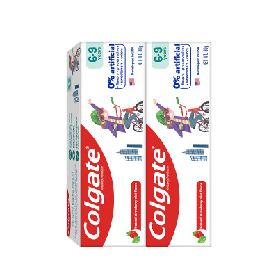 Bộ đôi kem Đánh Răng Colgate Trẻ em thiên nhiên 6-9 tuổi 80G