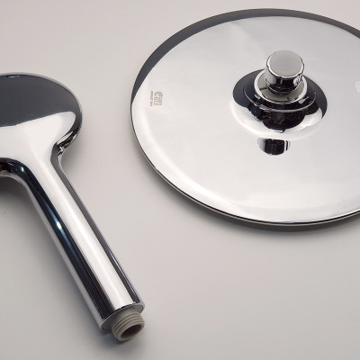 Cây sen nóng lạnh Đồng mạ Chrome Eurolife EL-S923 (Trắng bạc)