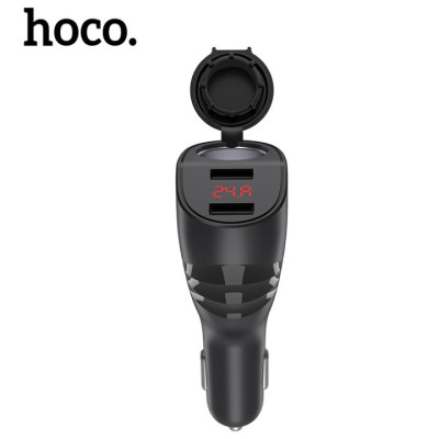 Bộ chia tẩu sạc ô tô, xe hơi nhãn hiệu Hoco Z34 Công suất 96W - Hàng nhập khẩu