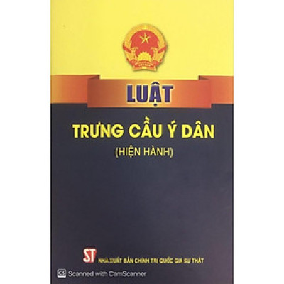 Sách - Luật Trưng Cầu Ý Dân - NXB Chính Trị Quốc Gia