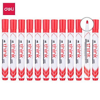 Bút dạ viết bảng Deli - xóa được - Mực xanh/đen/đỏ - 1 chiếc – EU00120/ EU00130 / EU00140