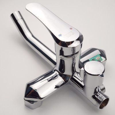 Cây sen nóng lạnh Đồng mạ Chrome Eurolife EL-S922 (Trắng bạc).