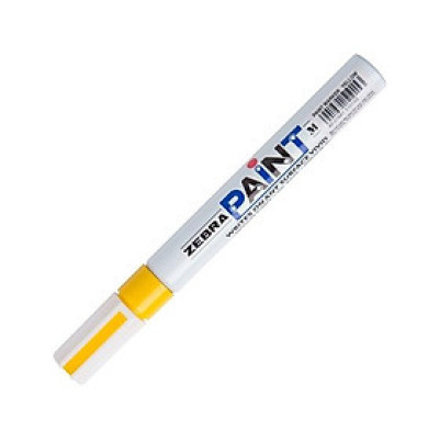 Bút Lông Bảng Zebra Paint Marker - Màu Vàng