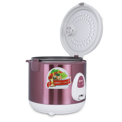 Nồi cơm điện nắp gài Comet CM8025 dung tích 1L – Công suất 400W, lòng nồi chống dính, giữ nóng lâu – Hàng chính hãng, bảo hành 12 tháng