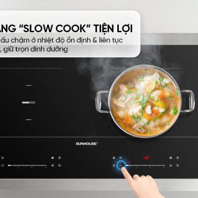 BẾP ĐÔI ĐIỆN TỪ SUNHOUSE SHB82012 - Hàng Chính Hãng