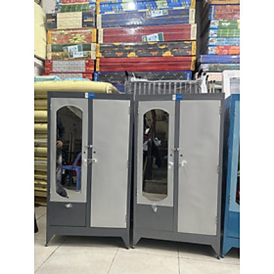 Tủ sắt quần áo 90x1m6 giá rẻ, tiện dụng phù hợp cho chung cư , phòng trọ sinh viên