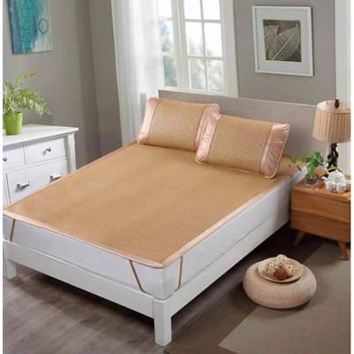 Chiếu mây điều hòa xuất nhật tặng kèm 2 vỏ gối - Hàng lót lụa cao cấp loại 1 đủ size