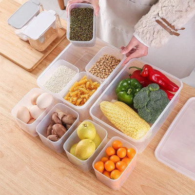 Hộp Bảo Quản Thực Phẩm Trong Tủ Lạnh Tiện Lợi Có Nắp Đậy Tránh Vi Khuẩn - Hàng Chính Hãng MINIIN