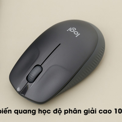 Chuột Không Dây LOGITECH M331 Silent | Màu Đen | Hàng Chính Hãng