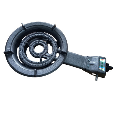 Combo Bếp Gas Công Nghiệp Chuyên Dụng Hầm Chiên Kho OWANI WN-260C Sơn Tĩnh Điện Loại To 5 Chân Kèm Van Dây - Hàng Chính Hãng