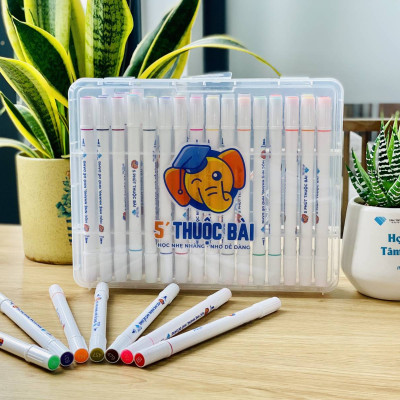 Bút Lông Màu 2 Đầu 5 Phút Thuộc Bài - Art Marker (48 màu) - bút dạ màu marker, bút lông tô màu vẽ tranh