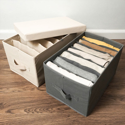 Hộp đựng quần áo HQ7 túi đựng đồ đi chợ đi siêu thị đa năng có quai đeo vải Oxford cốt nhựa hàng xuất khẩu D Danido