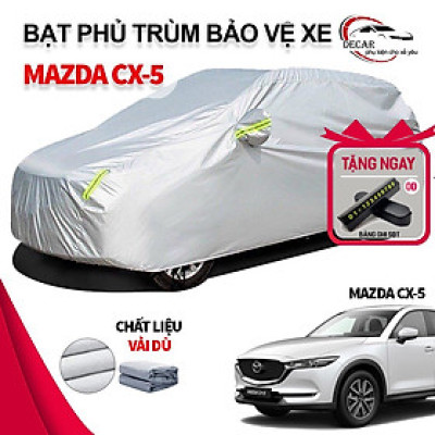Bạt Phủ Toàn Xe MAZDA CX5  3 Lớp Chống Xước, Chống Nắng, Chống Cháy Cho Ô Tô