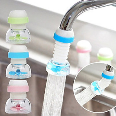 Vòi Rửa Chén Bát Hoa Sen Xoay 360 Độ Chống Văng Chống Bắn Đầu Vòi Nước Mở Rộng Tiết Kiệm Nước Tiện Ích Cho Mọi Gia Đình