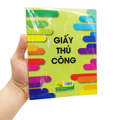 Giấy Thủ Công Decal 12 Màu Khổ Lớn - The Sun