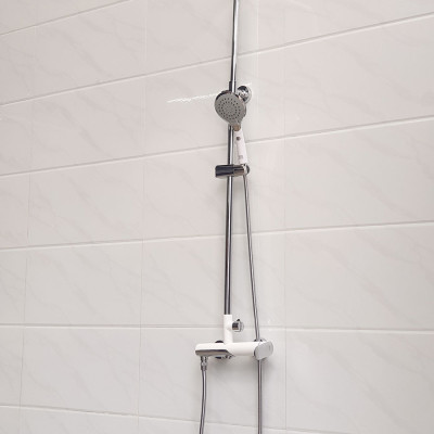 Bộ sen cây tắm đứng nóng lạnh Eurolife EL-S905 (Trắng bạc)