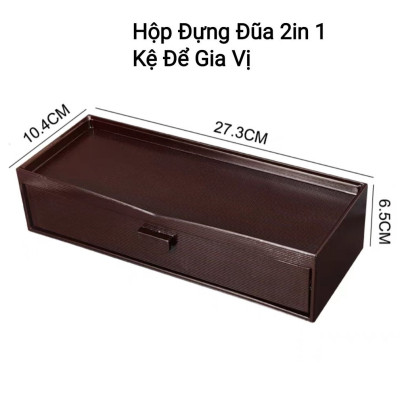 HỘP ĐỰNG ĐŨA LUXURY 2 IN 1 CÓ NGĂN KÉO – THIẾT KẾ SANG TRỌNG & TIỆN LỢI