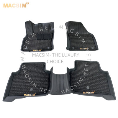 Thảm lót sàn ô tô 2 lớp cao cấp dành cho xe Audi Q3 2019+ nhãn hiệu Macsim 3w chất liệu TPE