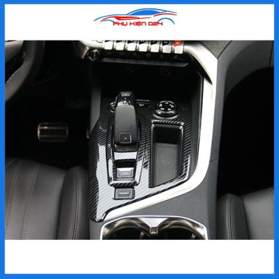 Ốp nội thất xe ô tô Peugeot 3008-5008 vân cacbon
