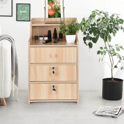 Kệ Gỗ Đầu Giường Thiết Kế Tiện Dụng  SMLIFE Nachmo